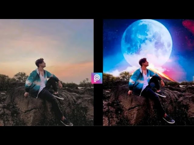 Moon Background Change - Concept Photo Editing | Picsart Background Change  Photo Editing - YouTube