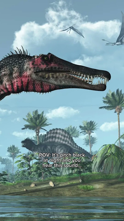 The sound of the Spinosaurus… #prehistoric #dinosaur #oldearth #jurassicpark #spinosaurus