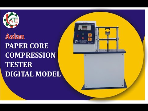 Paper core compression Tester, Paper Core Compression Test Method