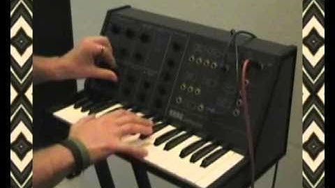 DEMO KORG MS10 SYNTHESIZER