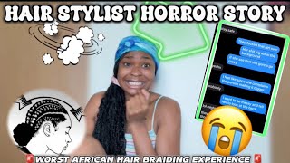 AFRICAN HAIR BRAIDING SHOP REFUSED TO GIVE ANYBODY THERE MONEY BACK: STORY TIME