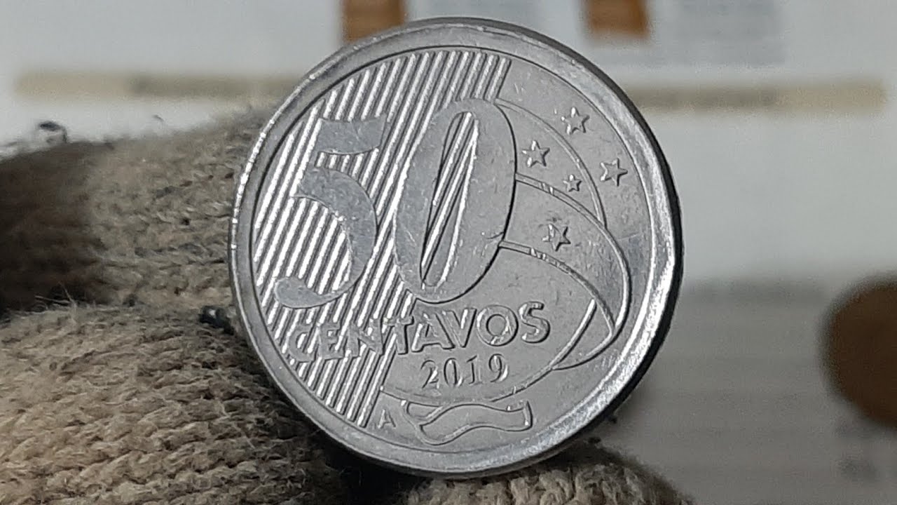 VOCÊ TEM ESSA MOEDA COM ESSE DEFEITO? 50 CENTAVOS ANO 2019 LETRA A ...