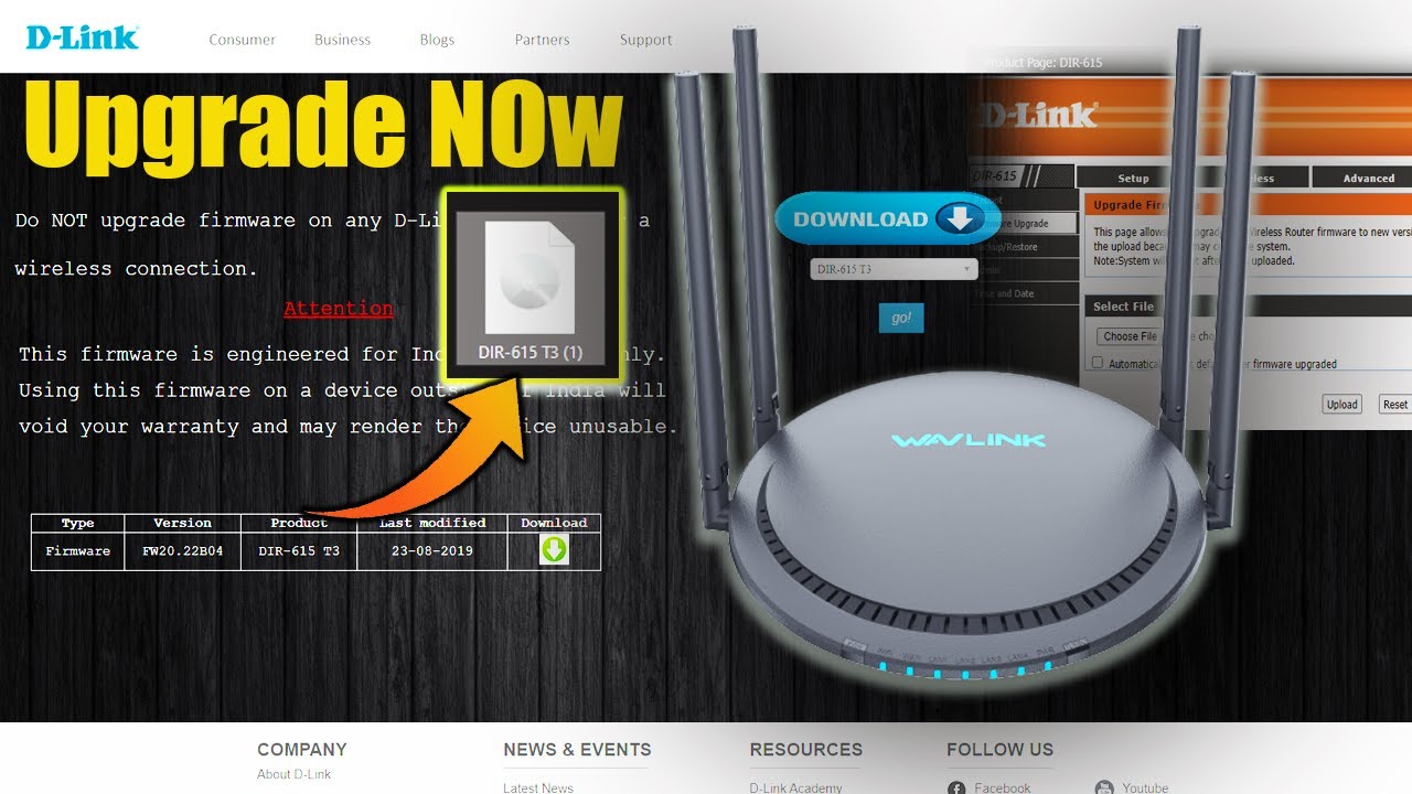 D Link Wireless Router Dir 615 Firmware Update D-link Dir-615 Series How To Upgrade WIFI Router Firmware's ? Kaise