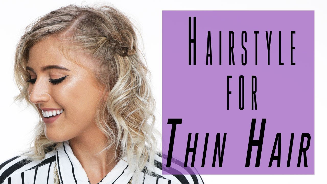 Hairstyle For Thin Hair Tutorial