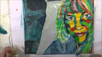 Mixed Media Painting Collab with Ayala Art no. 2