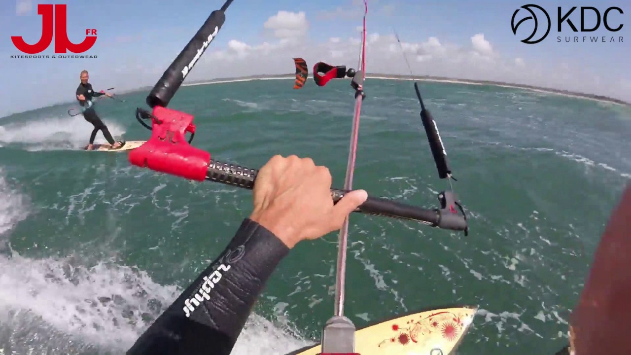 Wekite session : one wave, one friend :-)