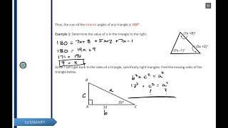 3 2 Triangle Sum Theorem Intro to Trig