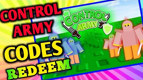 All Secret control army Codes 2023 | Codes for control army 2023 - Roblox Code
