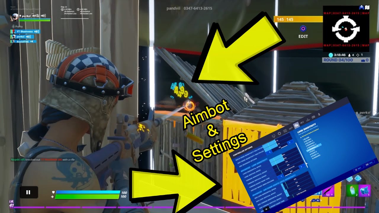 Best Aimbot Controller Fortnite Settings Deadzones For Aim Builds Vrogue