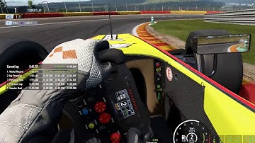 Project Cars 2 Formula Renault Old before patch Time Trial Record @ Spa + Setup
