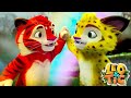 Leo and Tig - All Episodes in a row (4-1) - Funny Family Good Animated Cartoon for Kids