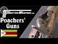 Confiscated Homemade Poachers Guns From Zimbabwe 