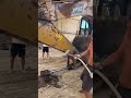 Amazing disassembly process of excavator hydraulic rods