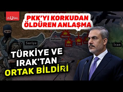 Türkiye ve Irak'tan ortak bildiri! 'PKK'yı yok etme' anlaşması