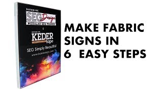How to make fabric signs by Banner Ups 1,159 views 4 years ago 50 seconds