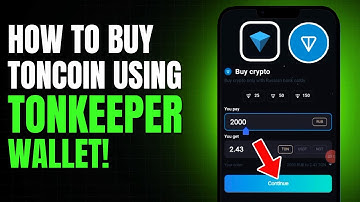 How to Buy Toncoin Using Tonkeeper Wallet | Easy Guide