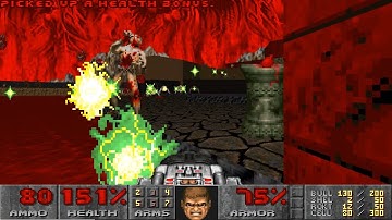 Doom 404 (2018) MAP25: "Hexadeathimal" UV Max Speedrun 2:25 100% Kills 100% Secrets