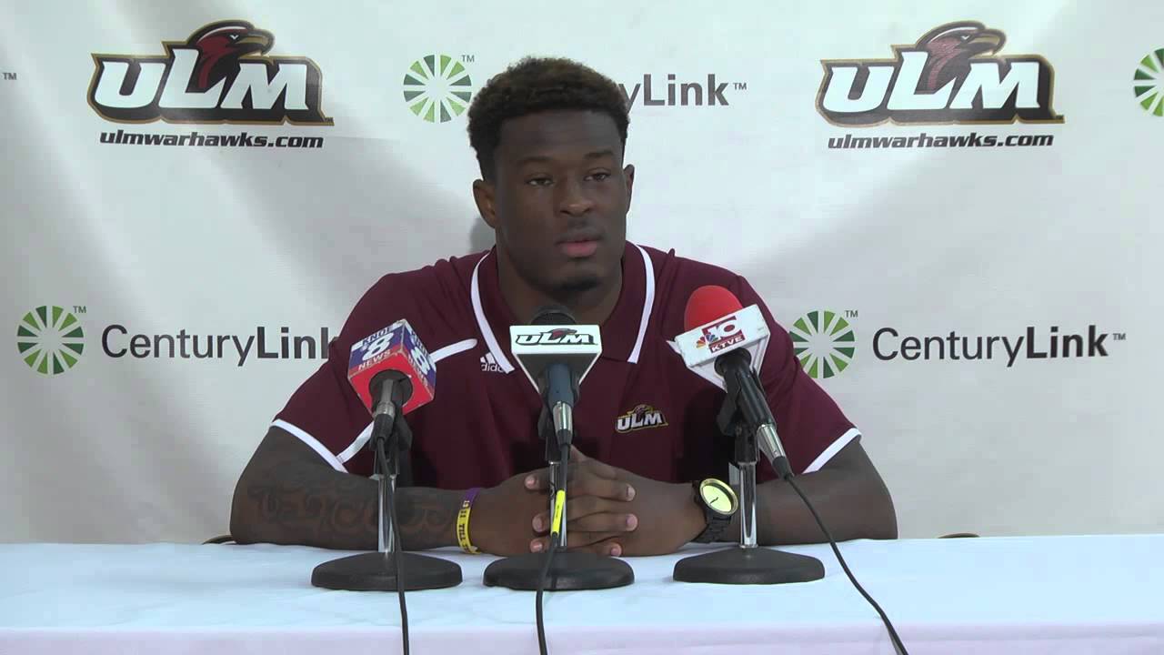 ULM Football Press Conference Arkansas State Game Week (CB Lenzy