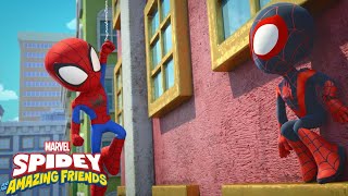 💥Power Practice | Marvel&#39;s Spidey and His Amazing Friends | Disney Kids