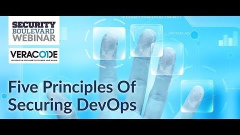 Your Resolution for 2018  Five Principles For Securing DevOps