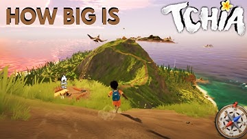 HOW BIG IS THE MAP in Tchia? Run Across the Map (Faster)