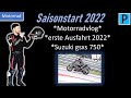 Motorrad saisonstart 2022 erste Ausfahrt Motorradvlog