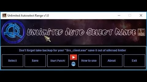 Unlimited AutoSelect Range | Silkroad | Mr Exam