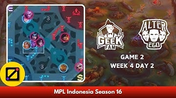 [Mini Map] Geek Fam ID vs Alter Ego - Game 2 - Week 4 Day 2 - Regular Season - MPL ID S16