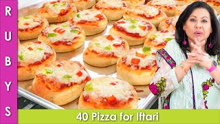 Iftar with 40 Pizza with Easy and Quick Storage Tip for Ramadan 2023 Recipe in Urdu Hindi - RKK
