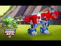 Transformers: Rescue Bots Season 3 - 'Double Damage Primal Mode!' Official Clip