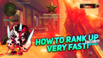 HOW TO RANK UP FAST IN WWII! LEVEL UP SUPER QUICK 😍 (Call of Duty: WWII Level Up Fast)