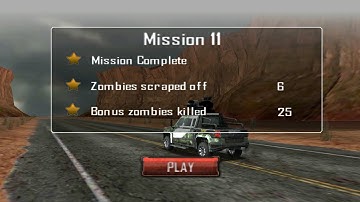 Zombie roadkill gameplay. || mission 11 ||
