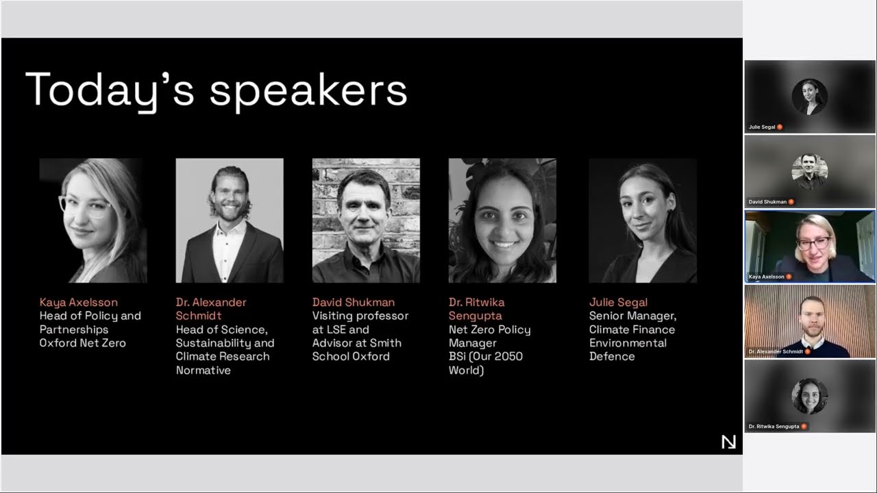 Net-Zero Policy Network: Mandatory transition plans