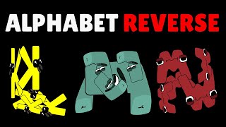 Alphabet Lore But it's Reverse 8 (I-N..) | Alphabet Lore Animation