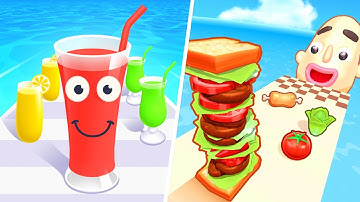 Sandwich Runner | Juice Run - All Level Gameplay Android,iOS - NEW APK MEGA UPDATE