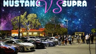 Could the Mustang gap the Supra? (Car meet episode 1)