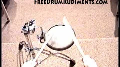 Drum Rudiments #30 - Flam Drag - FreeDrumRudiments.com