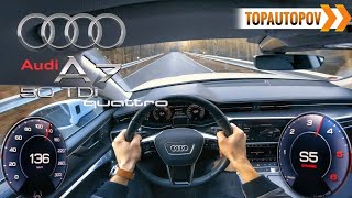 Audi A7 F2 50Tdi Quattro 210Kw 15 4K Test Drive Pov - Acceleration Elasticitytopautopov