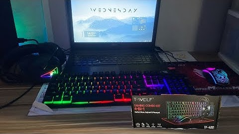 Unboxing the t-wolf tf-400 gaming combo set