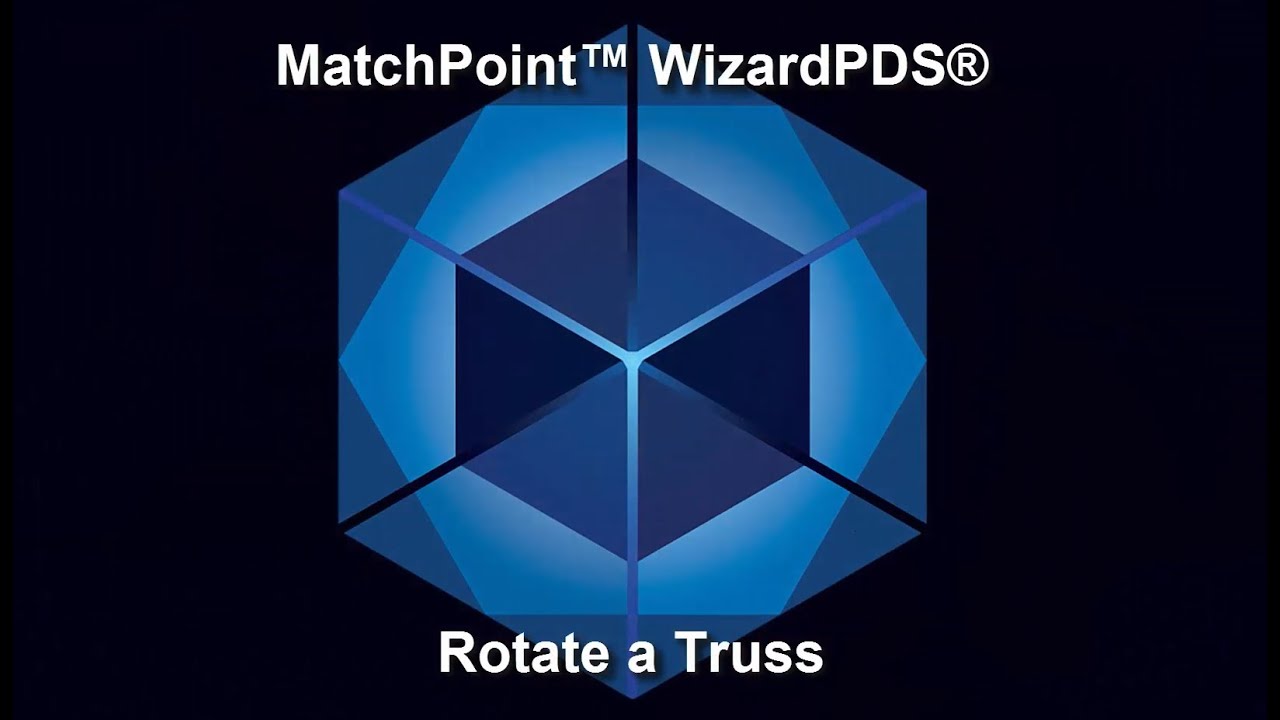 Wizard PDS: Rotate a Truss - YouTube