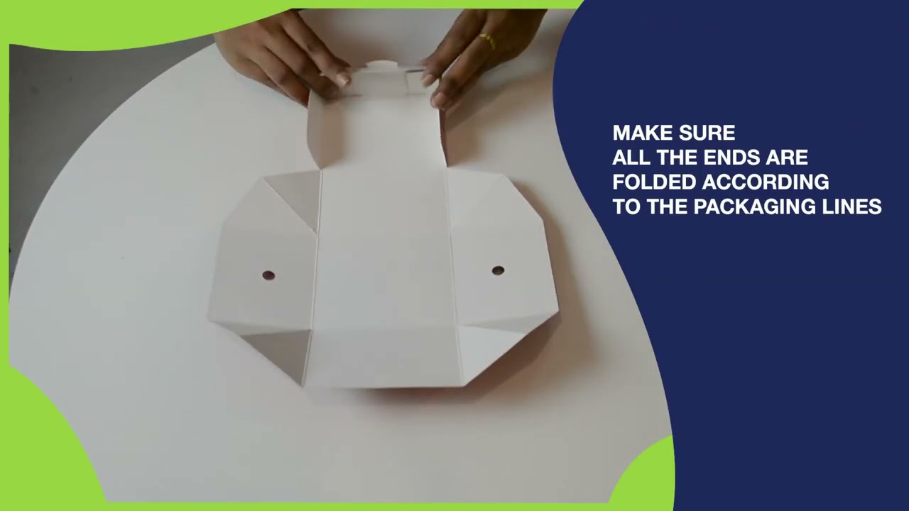 HOW TO ASSEMBLE DIE CUT BURGER BOX FROM FOODABOX ? YouTube