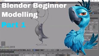 Parrot Blender Beginner Modelling Tutorial - Part 1