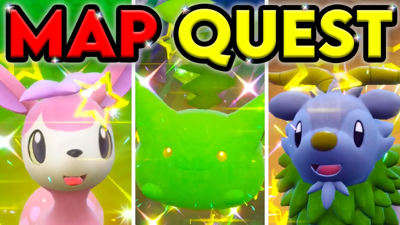 SCARLET SHINY MAP QUEST on the SWITCH 2 ✨ PART ONE