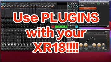 Using plugins as insert in XR18