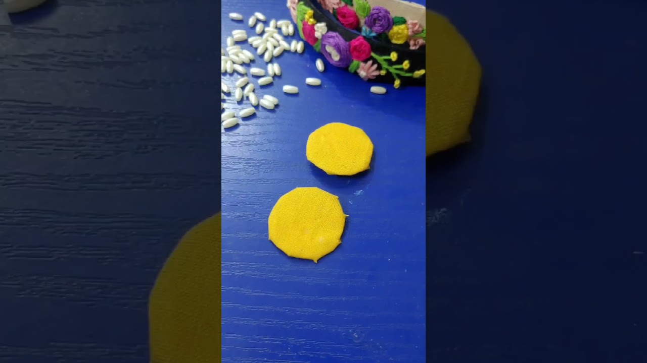 DIY earrings for Haldi ceremony 