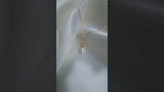 Pearl necklace, 14k gold filled chain necklace, Wedding necklace,Minimal jewelry #jewellery Pearl necklace, 14k gold filled chain necklace, Wedding necklace,Minimal jewelry #jewellery