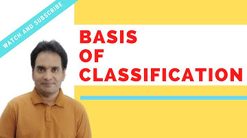 2: Basis of classification, Qualitative and Quantitative classification In Urdu English Hindi