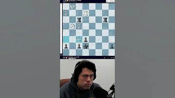 Rare clip #chess #hikaru