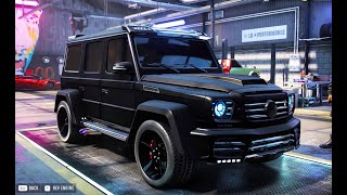 BLACK MERCEDES-AMG G63 MANSORY Mafia NFS HEAT Gameplay 2020 best customization NEW