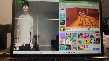 Playing Subway Surfers Game with Body Gestures using Pose Detection | Mediapipe | OpenCV | Python